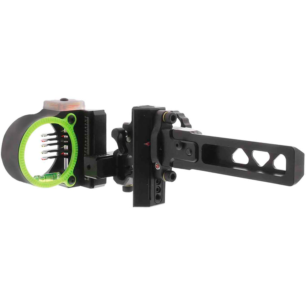 Black Gold Pro Hunter HD Inline Bow Sight 4-Inch Base 5-Pin .019 Right Hand