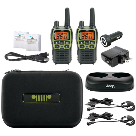 Midland Jeep X-Talker Two-Way Radio 38-Mile Range 22 Channels 2-Pack