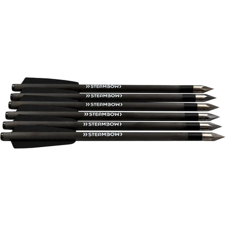 Steambow Aluminum Bodkin Arrows 162 gr Hardened Steel Tips for AR-6 Stinger 6 pk.