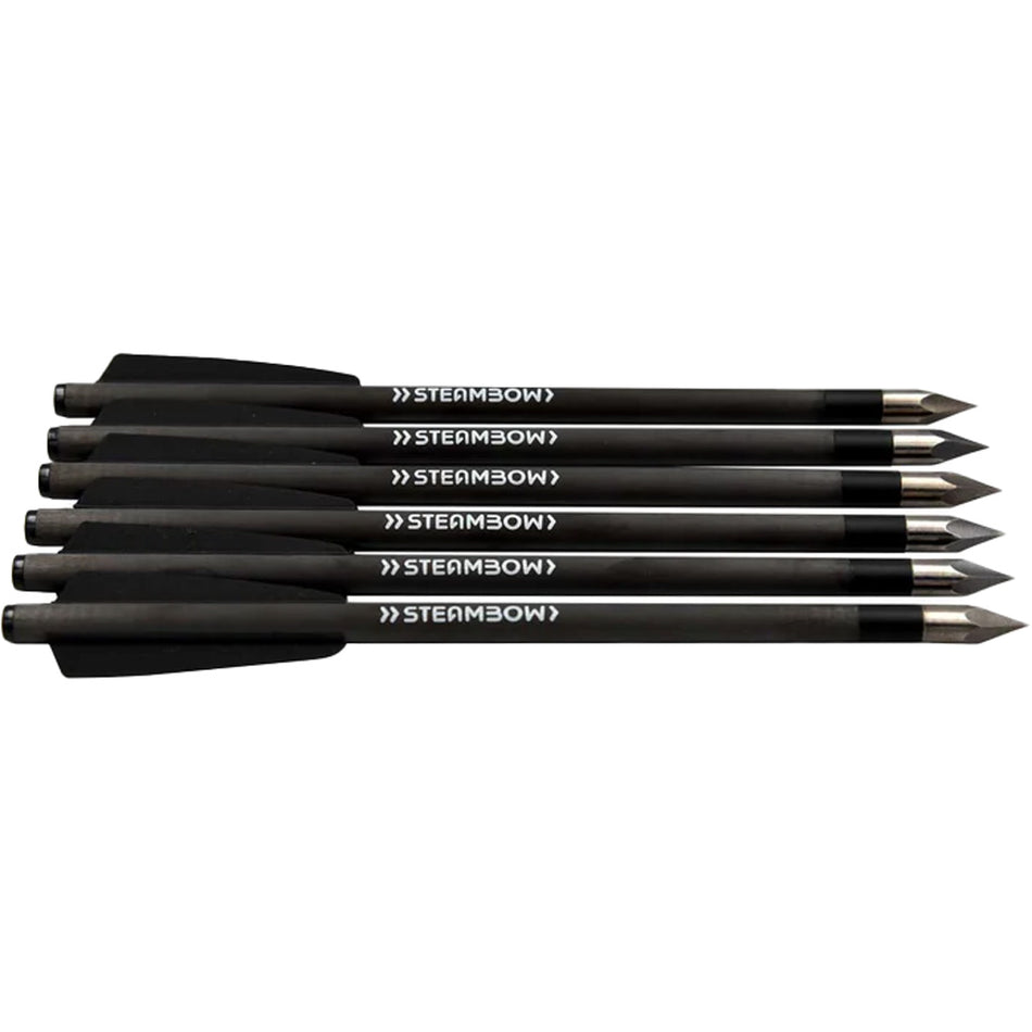 Steambow Aluminum Bodkin Arrows 162 gr Hardened Steel Tips for AR-6 Stinger 6 pk.