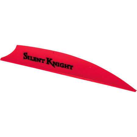 Flex-Fletch Silent Knight Flo Red Arrow Vanes 3" 36 pk.
