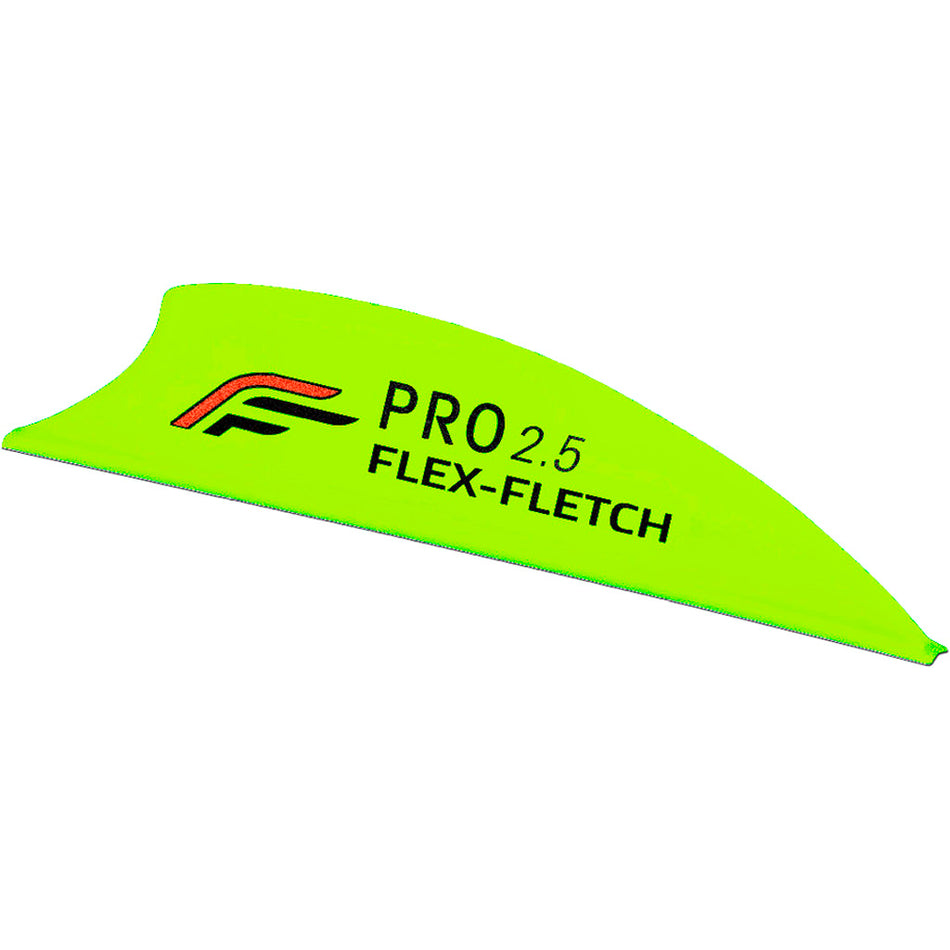 Flex-Fletch Pro 2.5 Flo Yellow Arrow Vanes 36 pk. - 2.5 Inch