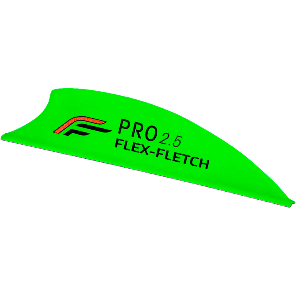 Flex-Fletch Pro 2.5 Cosmic Green Arrow Vanes 36 pk. - 2.5 Inch