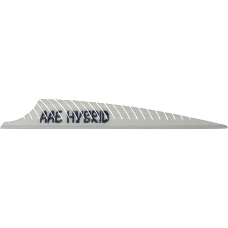 AAE Hybrid PHNX White Arrow Vanes 50 pk. - 3.5 Inch