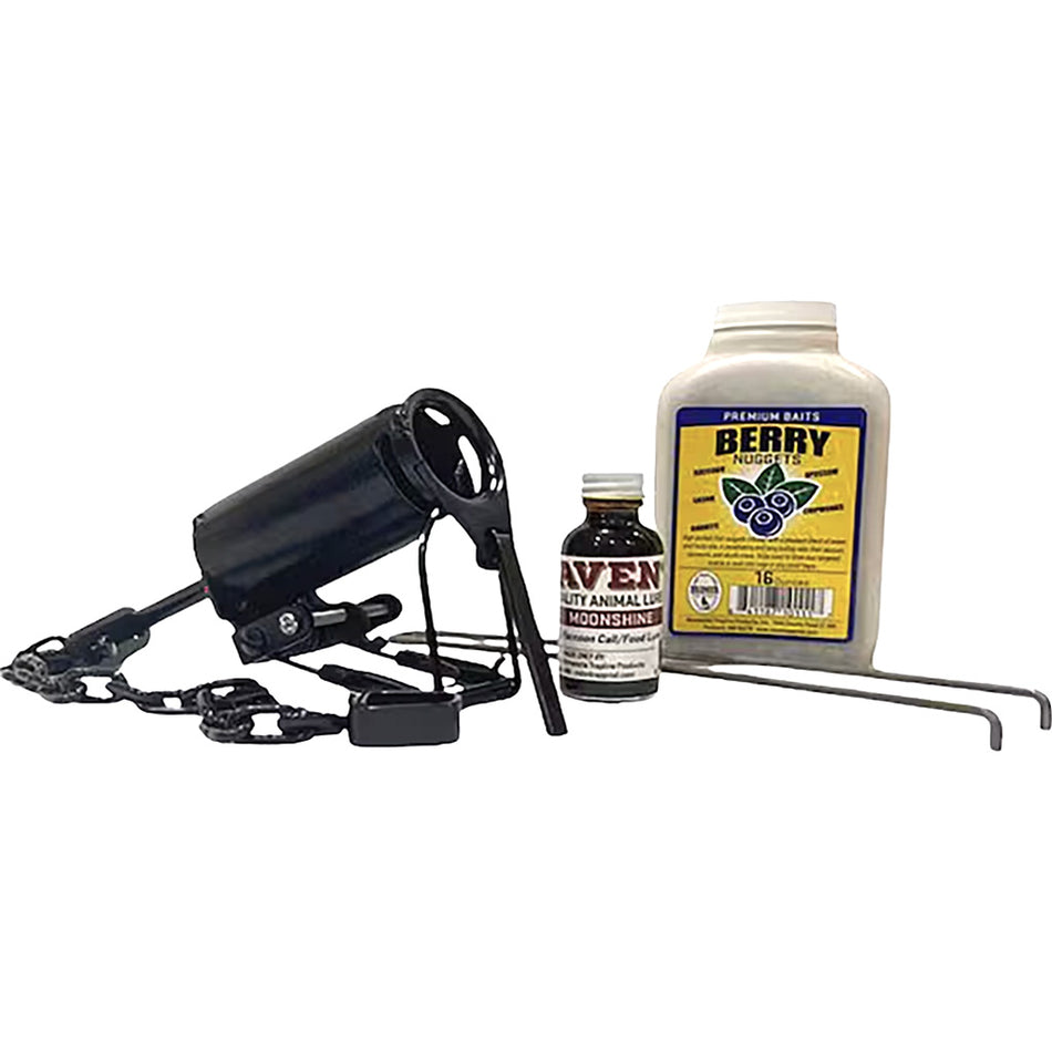 Minnesota Trapline Raccoon Round Up Kit with Dogproof Traps Lure and Bait