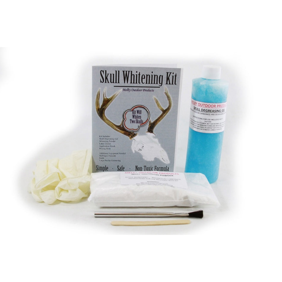 Melby Complete Skull Bleaching and Whitening Kit for Two Deer Skulls