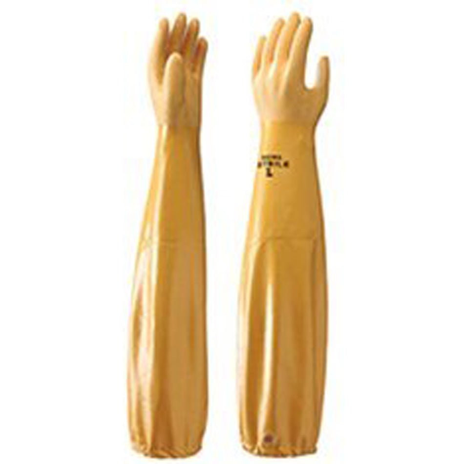 Atlas Trappers Gauntlet Gloves Nitrile Coating Past-Elbow Length for Trappers