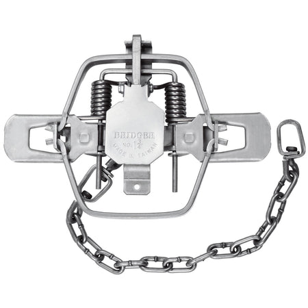 Bridger #1.75 Offset Jaw Coil Spring Trap for Fox Coyote and Raccoon