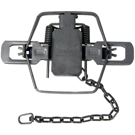Bridger #3 Dogless 2-Coil Offset Trap with Fully Adjustable Pan Tension