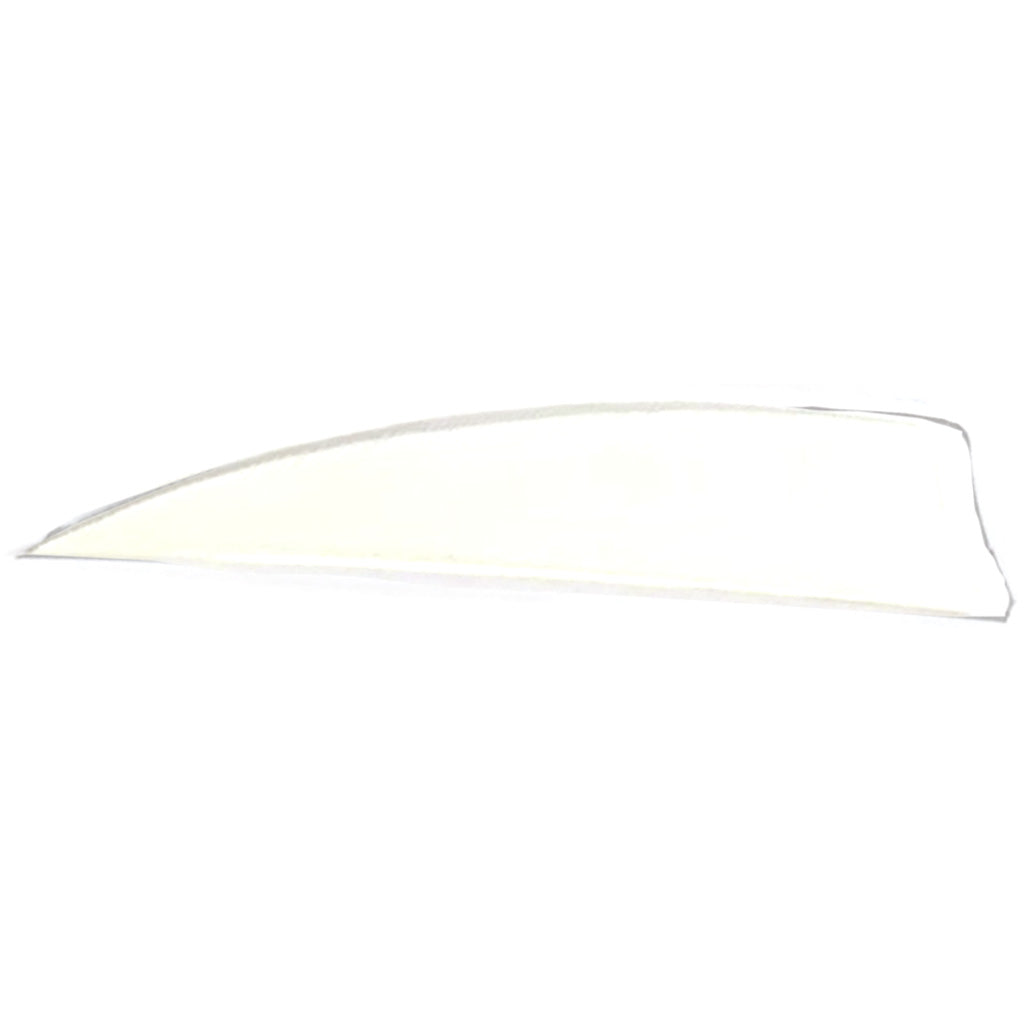 Trueflight 3 in. White Shield Cut Fletching Feathers LW 100 pk.