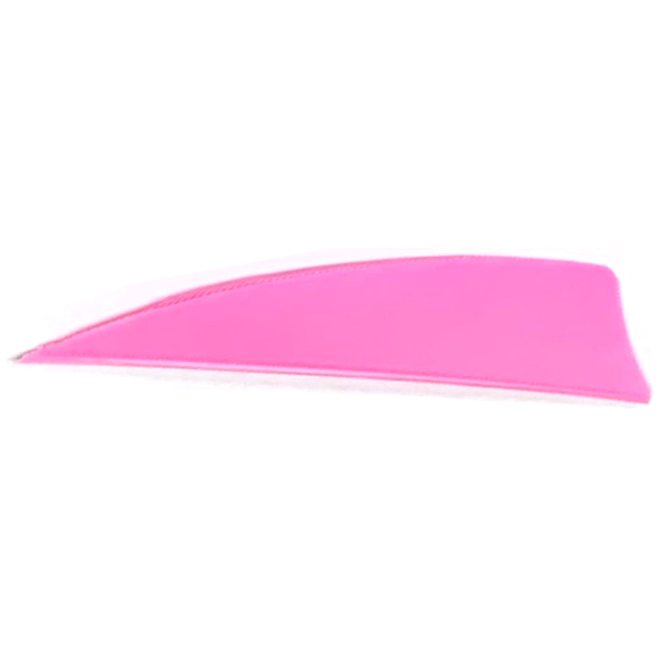 Trueflight 3 in. Pink Shield Cut Fletching Feathers LW 100 pk.