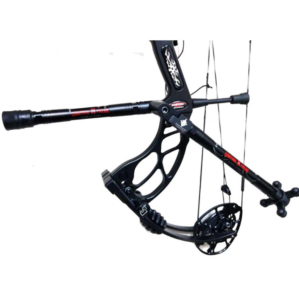 Conquest Control Freak .750 Black Bow Stabilizer Kit 15 in./12 in. with MOAB Bracket