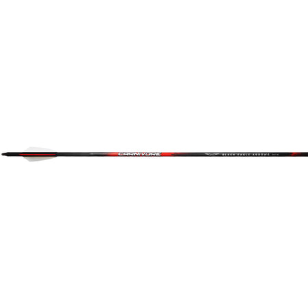 Black Eagle Carnivore Arrows .001 30/50 Spine 2.5" Shield Cut Fletched 6 pk.