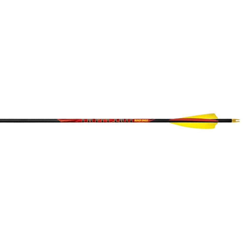 Black Eagle Outlaw 350 Spine Hunting Arrows with 3" BEA Shield Cut Feathers 6 pk.