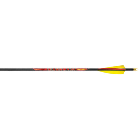 Black Eagle Outlaw 600 Spine Hunting Arrows with 3" BEA Shield Cut Feathers 6 pk.