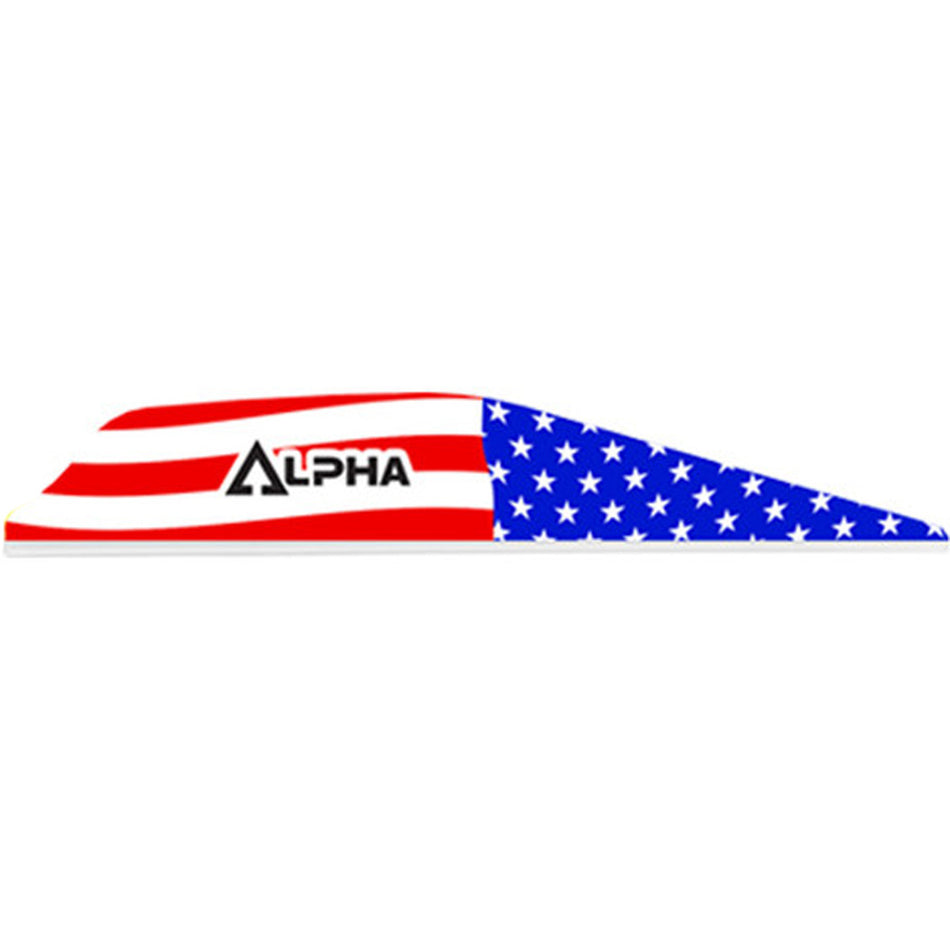 Bohning Alpha Arrow Vanes American Flag (100 Pack)