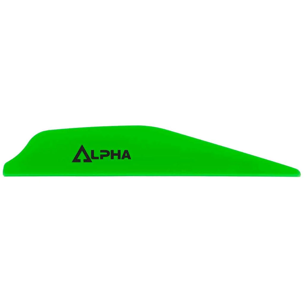 Bohning Alpha Arrow Vanes Neon Green (100 Pack)