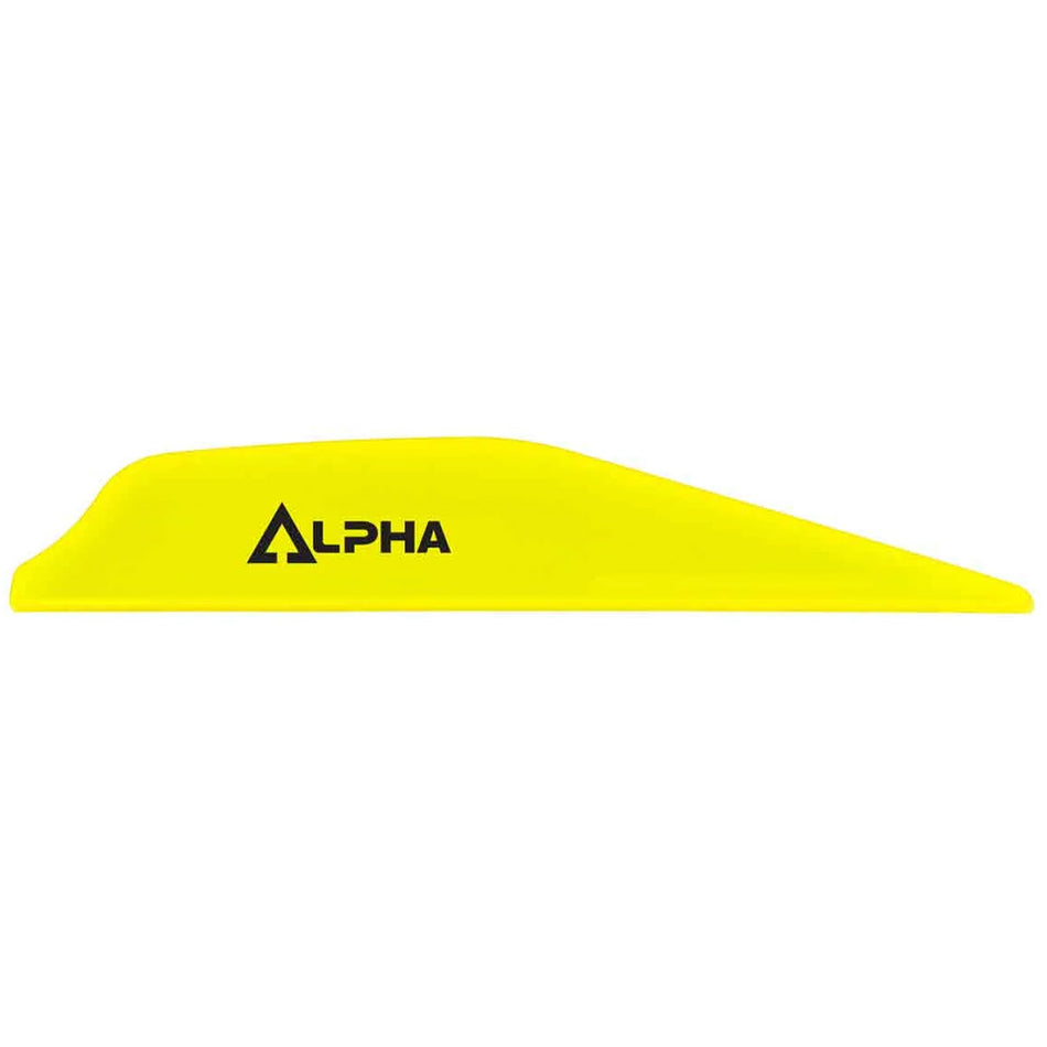 Bohning Alpha Neon Yellow Vanes 100-Pack