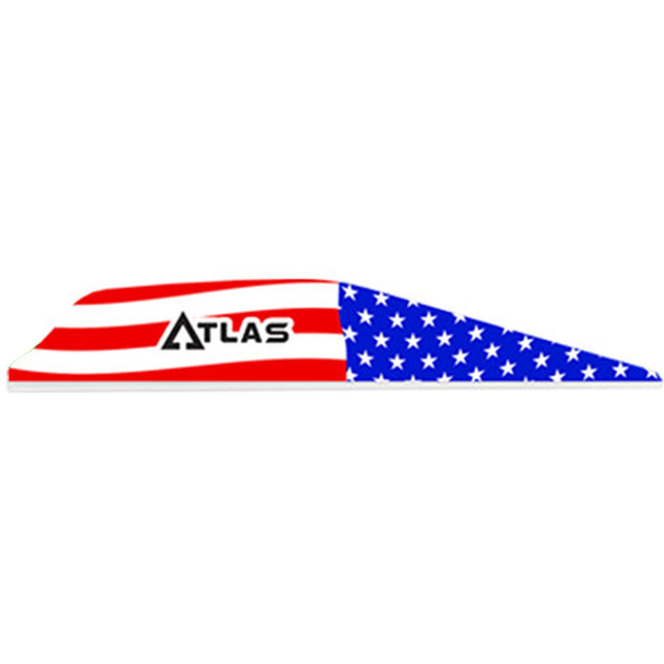 Bohning Atlas American Flag Vanes 100-Pack