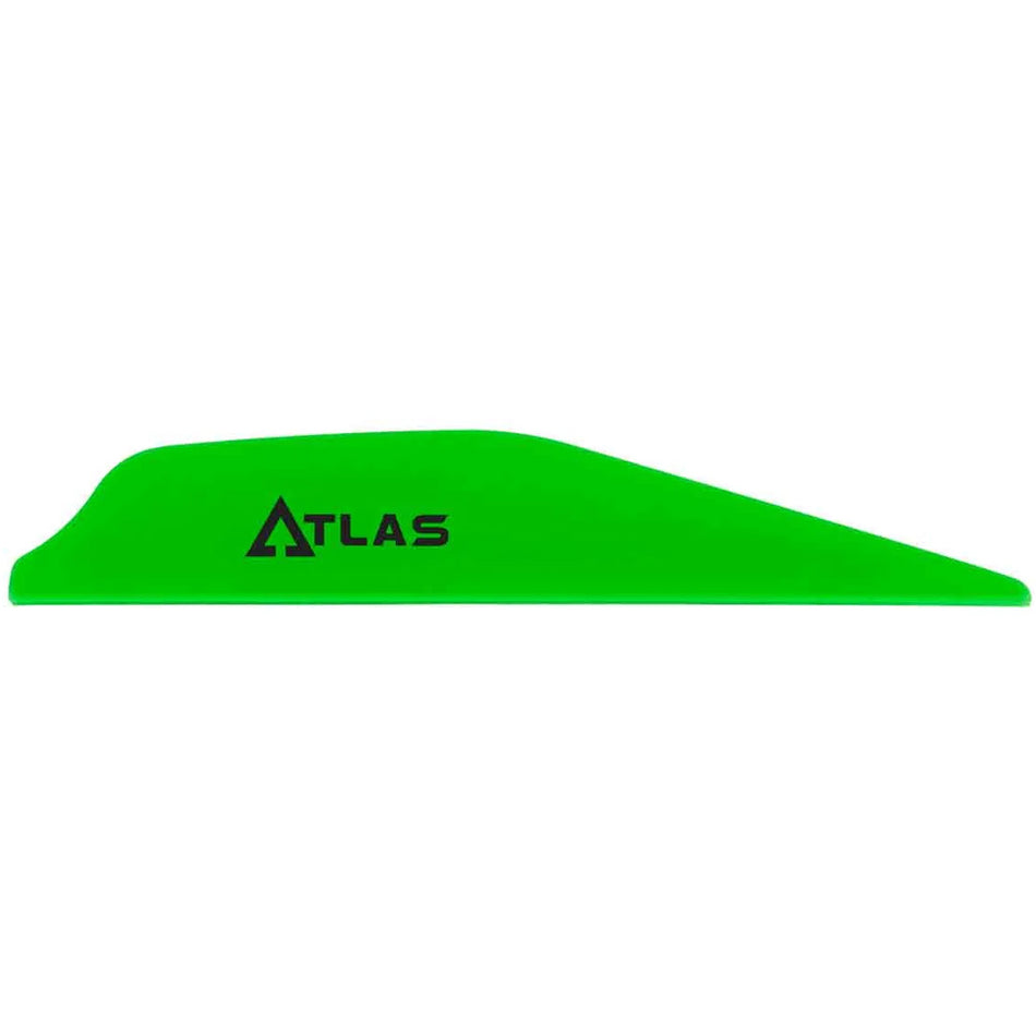Bohning Atlas Neon Green Vanes 100-Pack