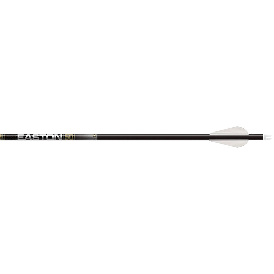 Easton 5.0 Arrows with Steel Half Outs 200 Spine 6 pk.