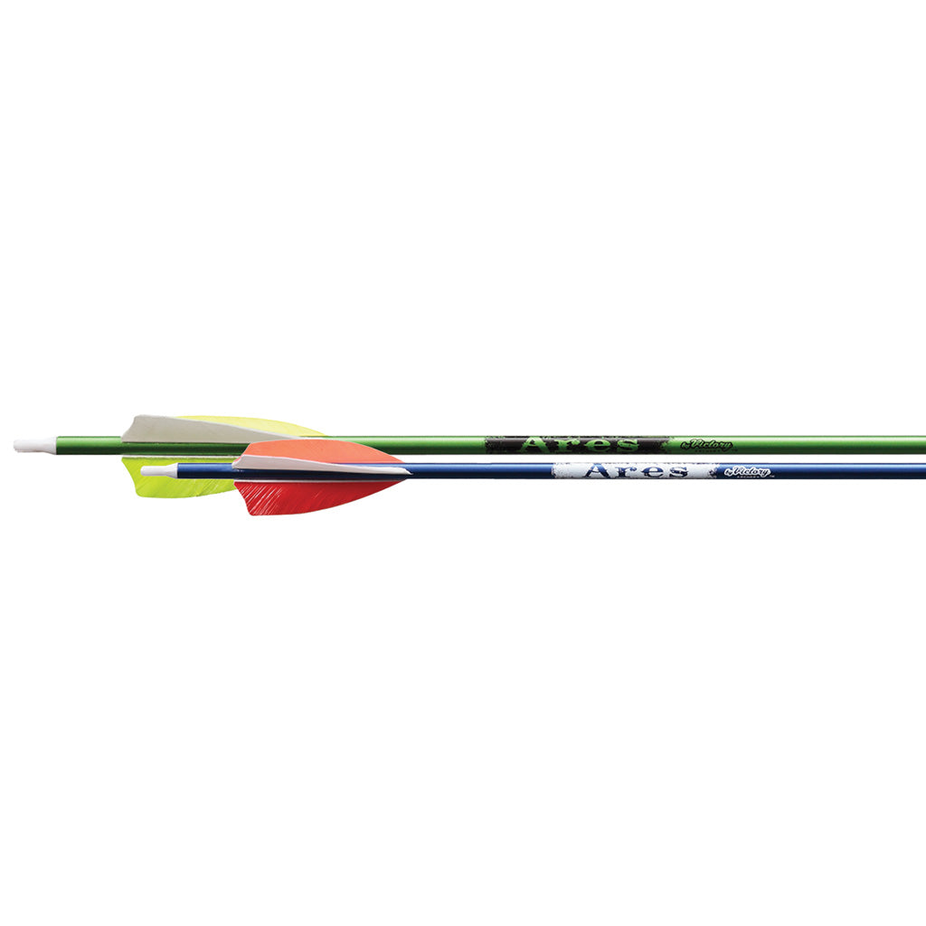 Victory Ares Youth Arrows Blue Green 72 pk. 500 Spine Carbon Fiber