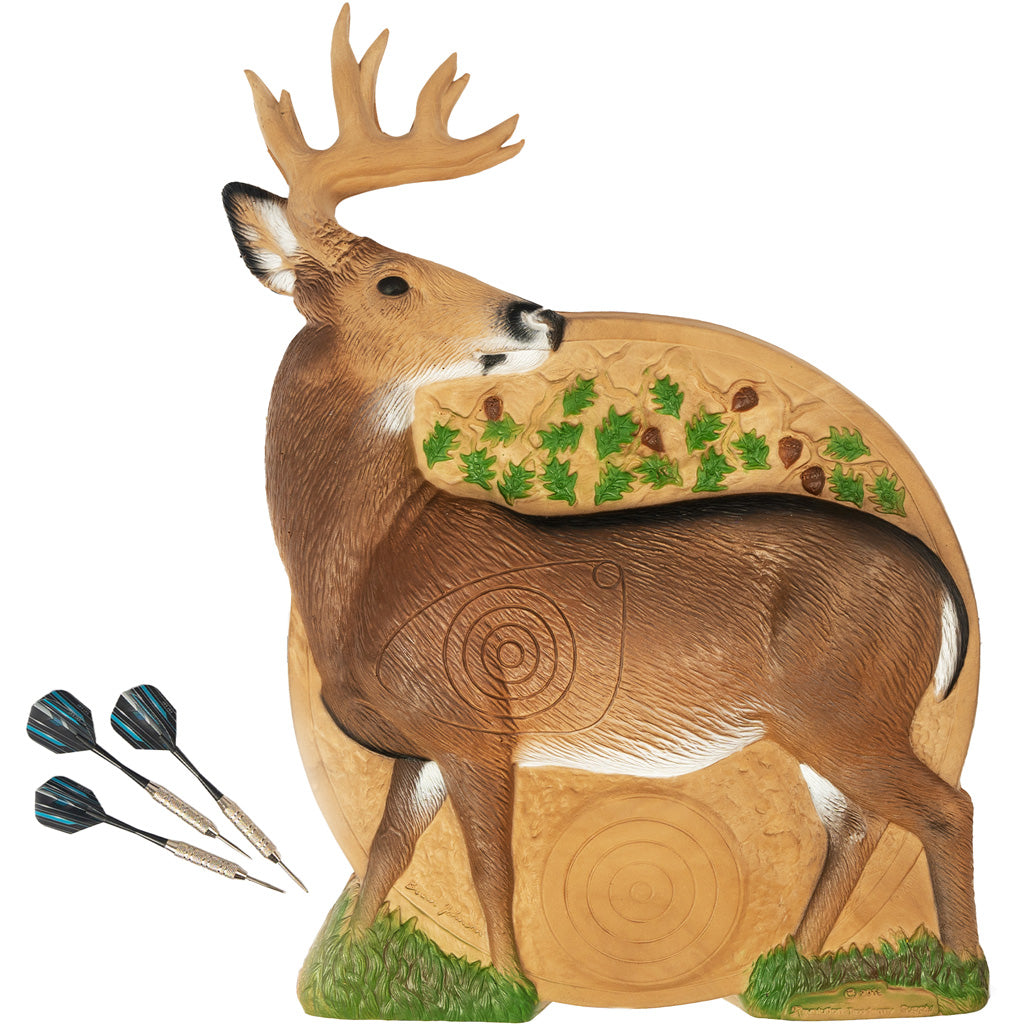Rinehart Whitetail Dartboard Game Room Hunt Series