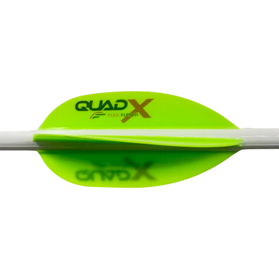 Flex Fletch Quad X 4-Fletch Vanes Cosmic Green 50 pk.