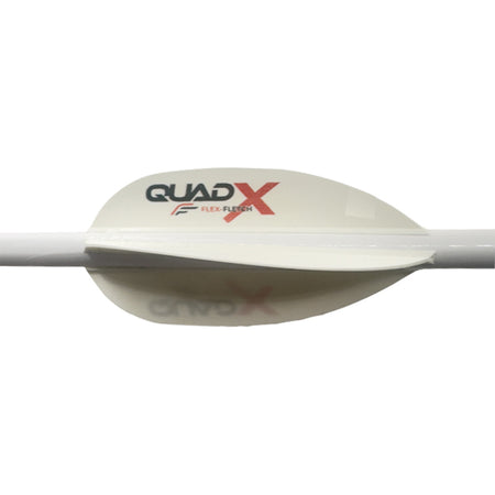 Flex Fletch Quad X 4-Fletch Vanes White 50 pk.