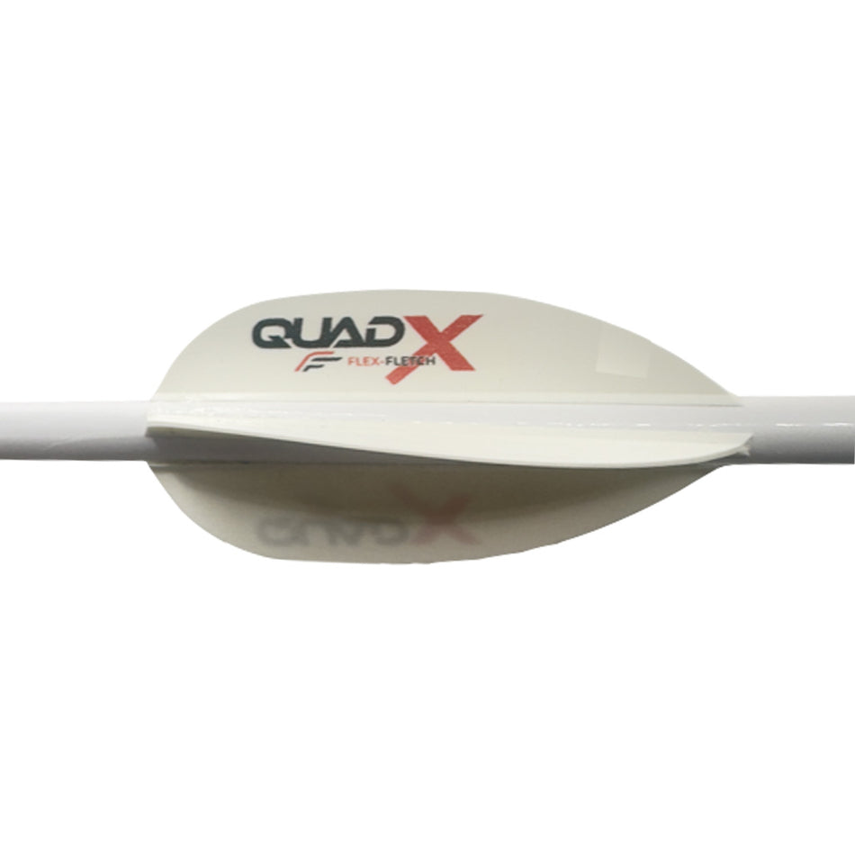 Flex Fletch Quad X 4-Fletch Vanes White 50 pk.