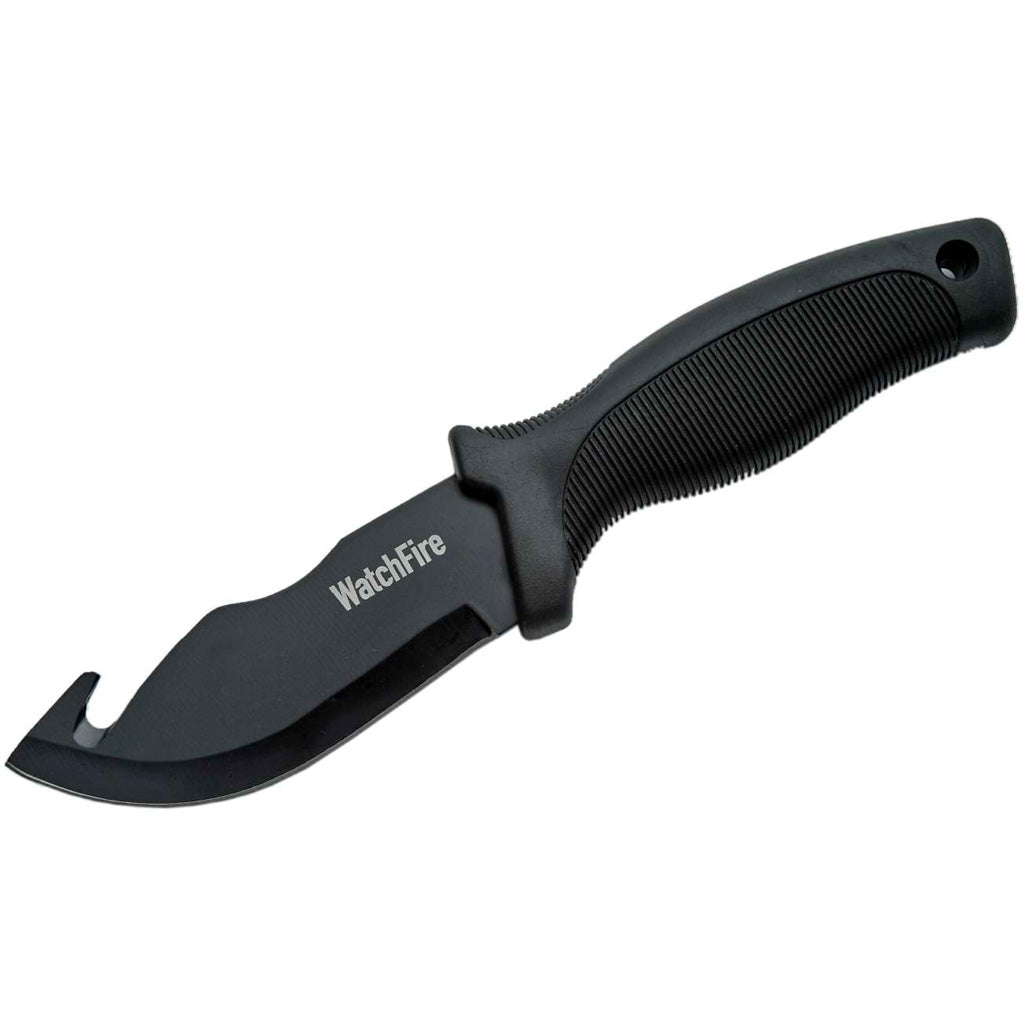 WatchFire Guthook Skinner Hunting Knife 9 Inch Overall Black Blade