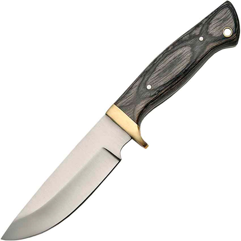 SZCO Drop Point Skinner Knife 8.75 Inch Full Tang with Leather Sheath