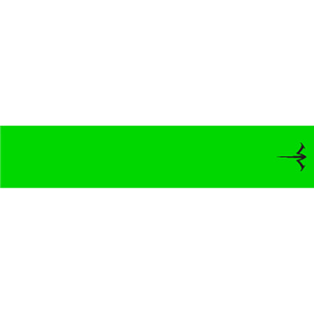 White Water Archery Fluorescent Green Solid Arrow Wraps 5x1.125 in. 15 pk.