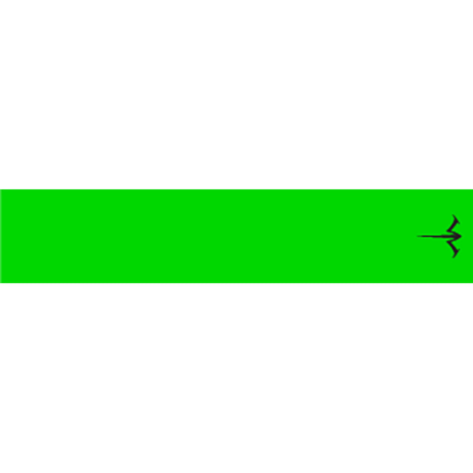White Water Archery Fluorescent Green Solid Arrow Wraps 5x1.125 in. 15 pk.