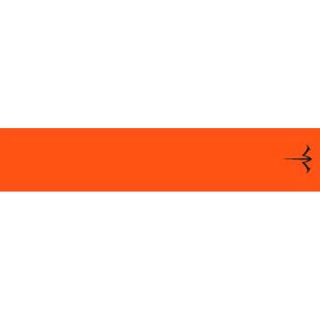 White Water Archery Fluorescent Orange Solid Arrow Wraps 5x1.125 in. 15 pk.