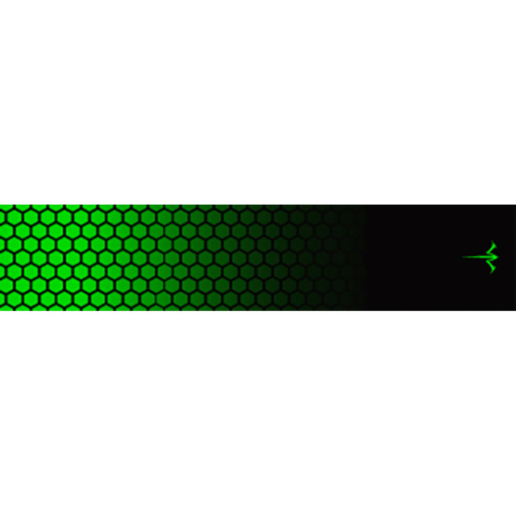 White Water Archery Arrow Wraps Honeycomb Fade Lime Green 5" x 1.125" 15 pk.