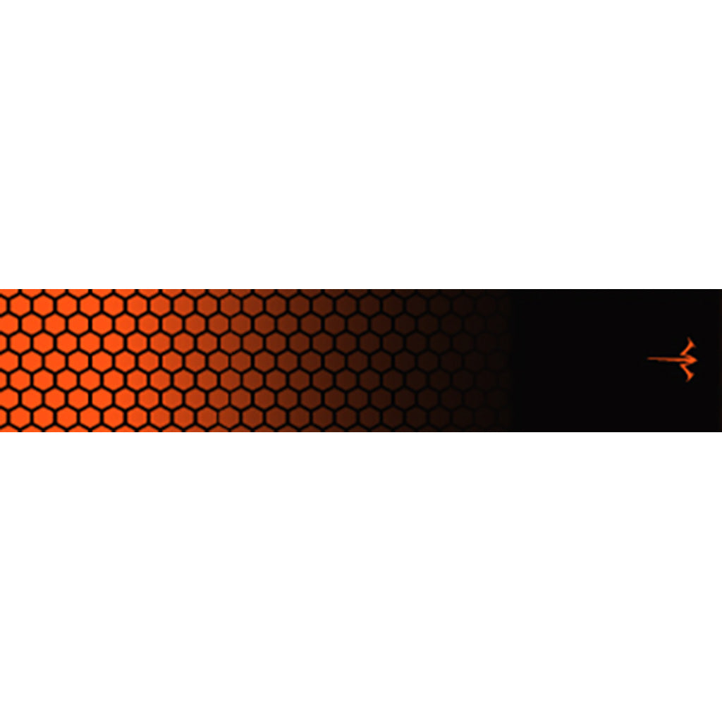 White Water Archery Arrow Wraps Honeycomb Fade Orange 5" x 1.125" 15 pk.