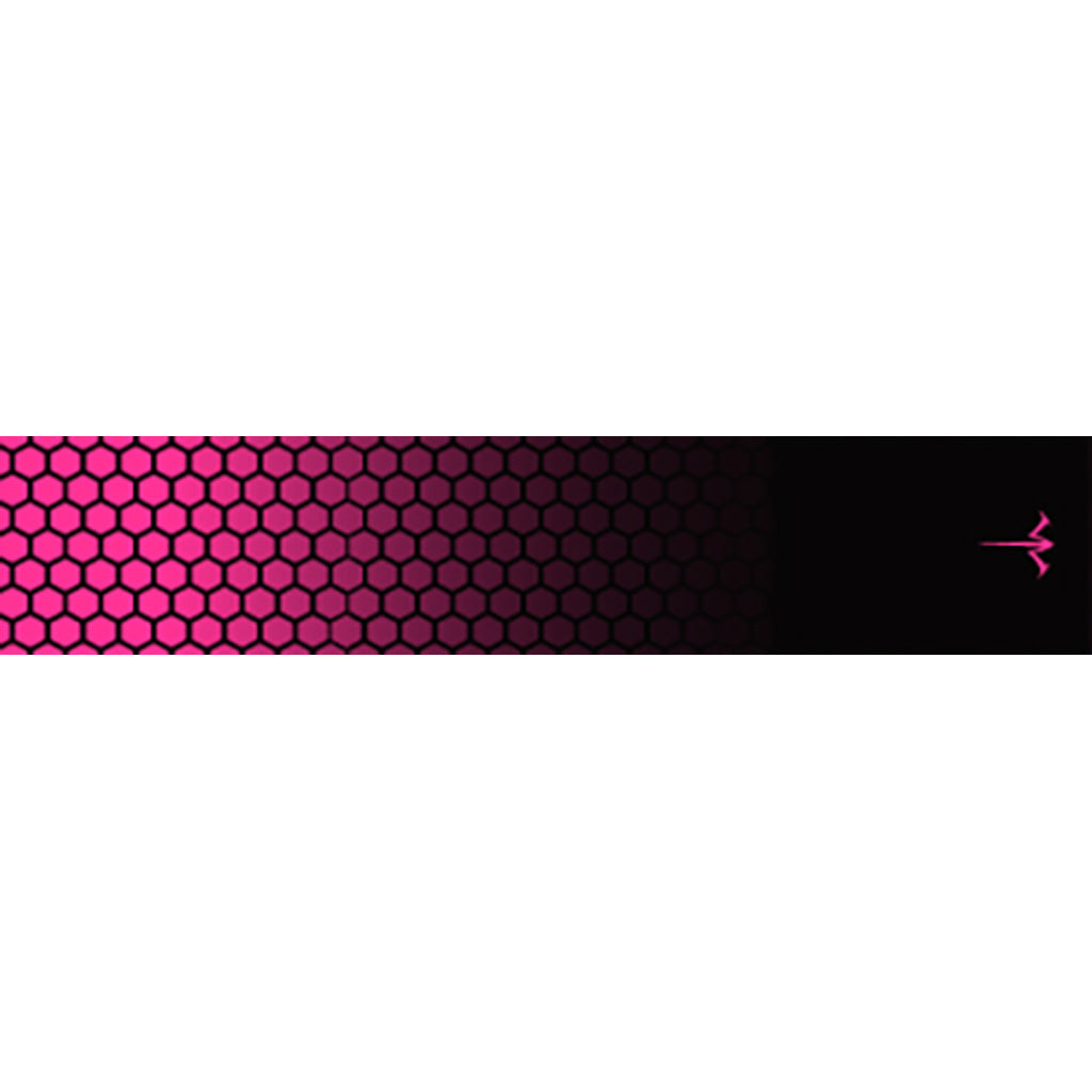 White Water Archery Arrow Wraps Honeycomb Fade Hot Pink 5" x 1.125" 15 pk.