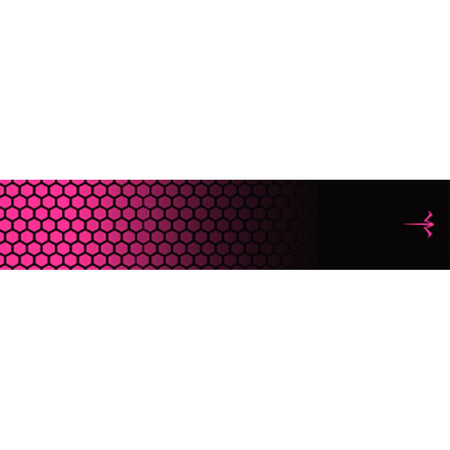 White Water Archery Arrow Wraps Honeycomb Fade Hot Pink 5" x 1.125" 15 pk.