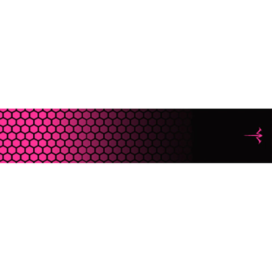 White Water Archery Arrow Wraps Honeycomb Fade Hot Pink 5" x 1.125" 15 pk.