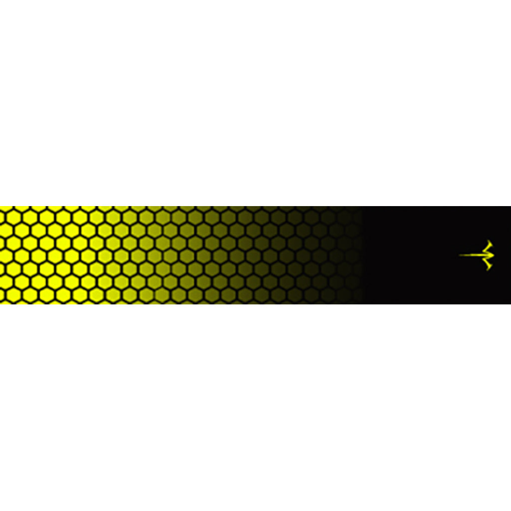 White Water Archery Arrow Wraps Honeycomb Fade Fluorescent Yellow 5" x 1.125" 15 pk.