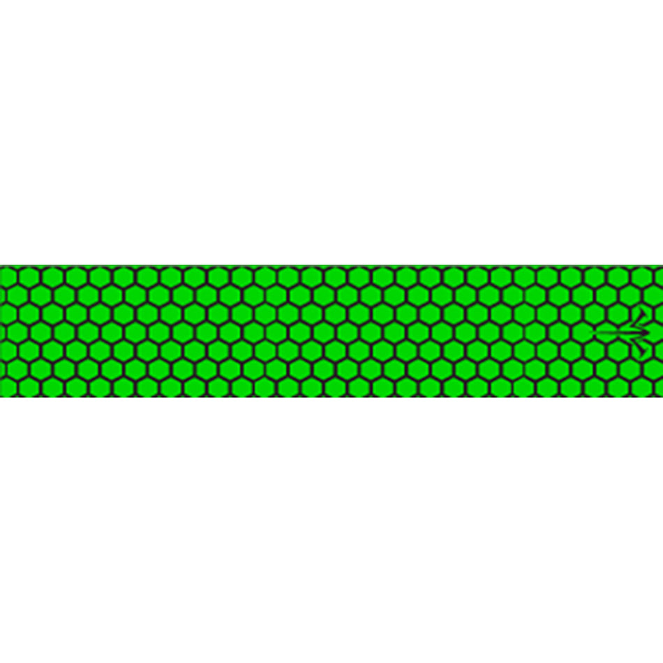 White Water Archery Arrow Wraps Honeycomb Open Flo Green 5" x 1.125" 15 pk.