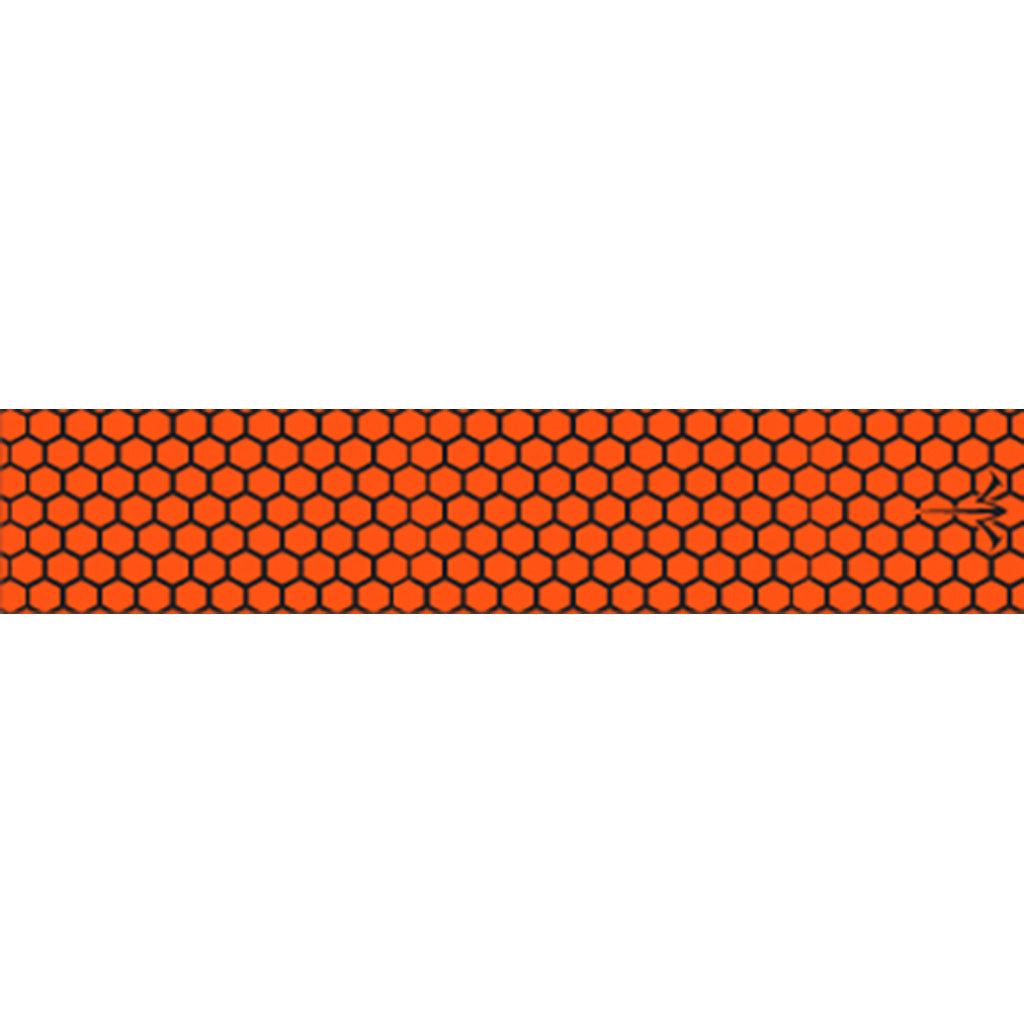 White Water Archery Arrow Wraps Honeycomb Open Flo Orange 5" x 1.125" 15 pk.
