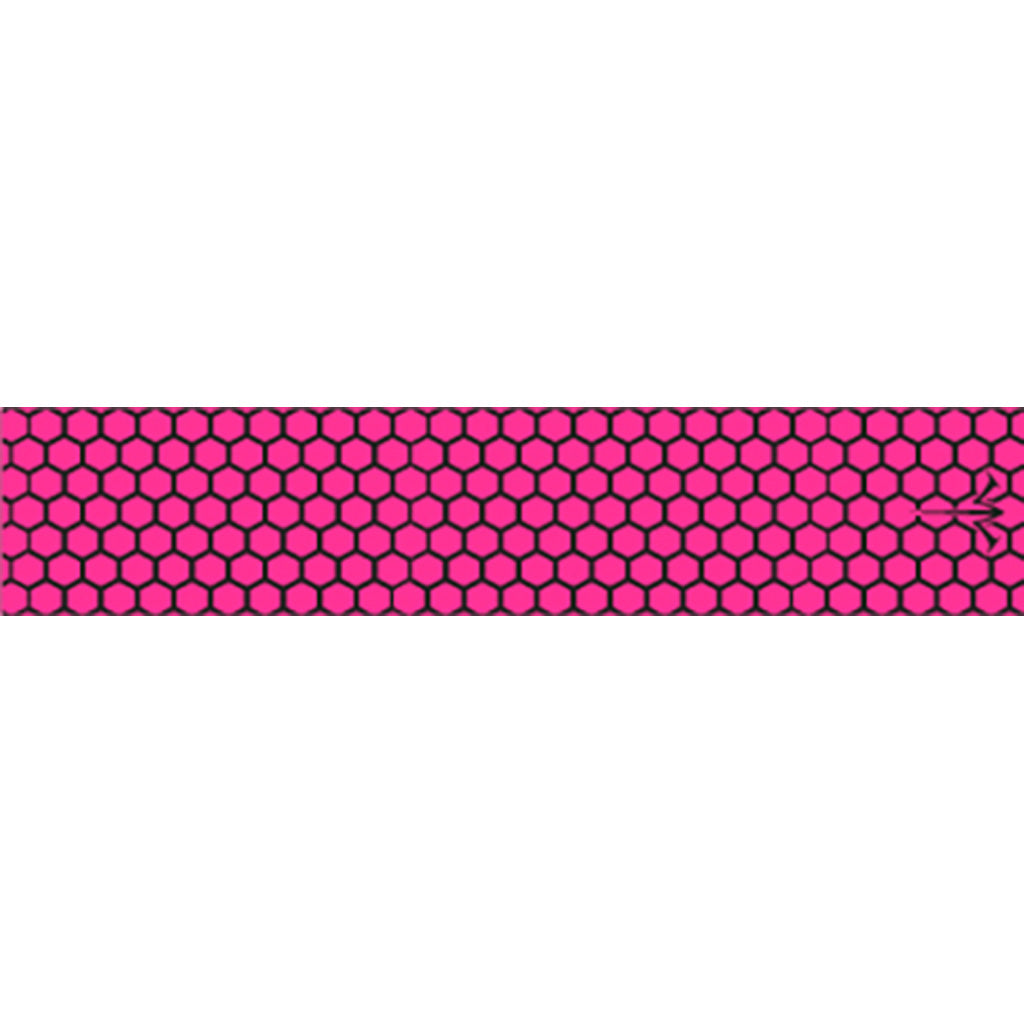 White Water Archery Arrow Wraps Honeycomb Open Hot Pink 5" x 1.125" 15 pk.