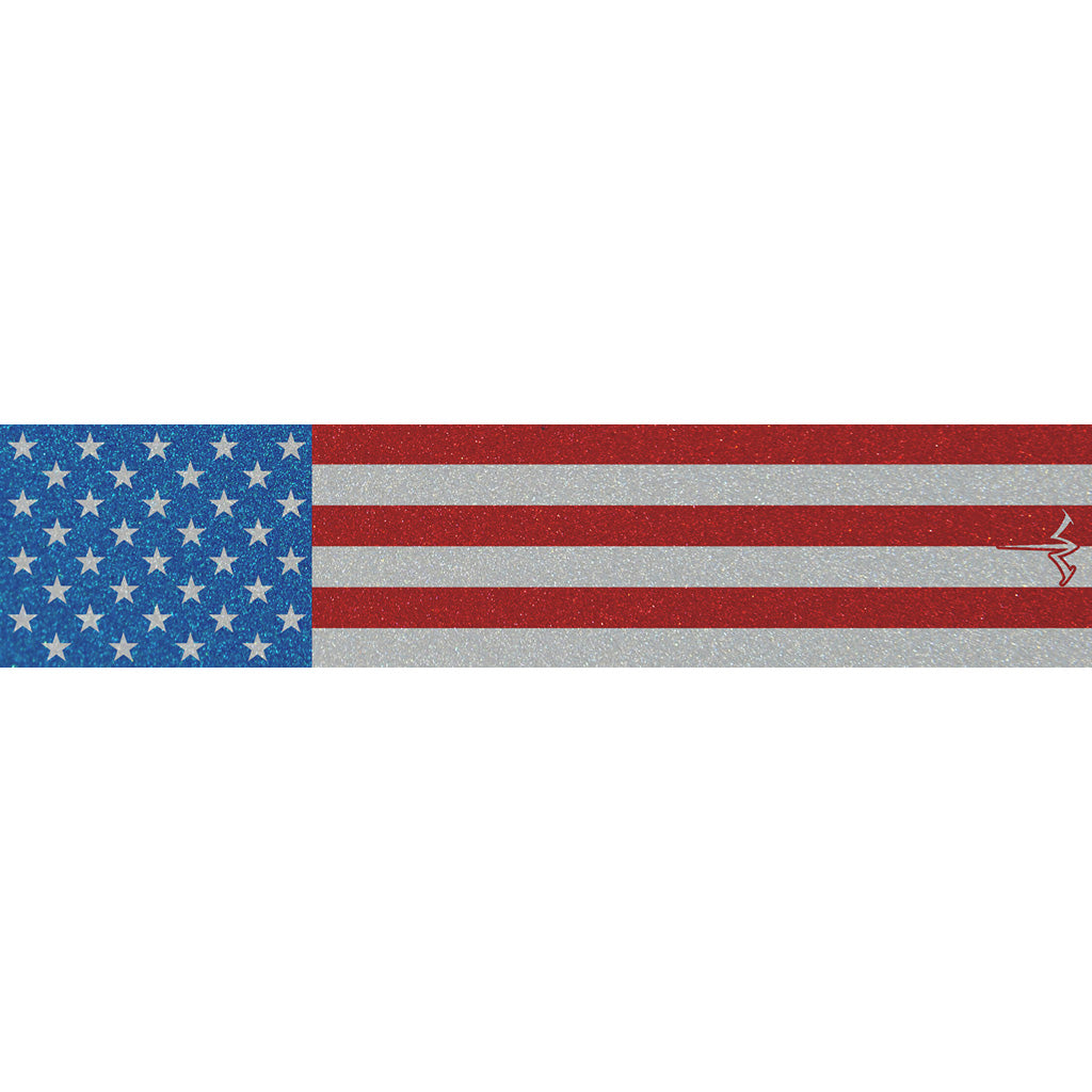 White Water Archery Arrow Wraps Reflective American Flag 5" x 1.125" 15 pk.