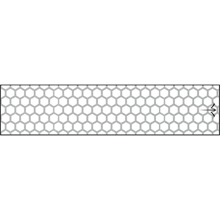 White Water Archery Arrow Wraps Reflective Honeycomb White 5" x 1.125" 15 pk.