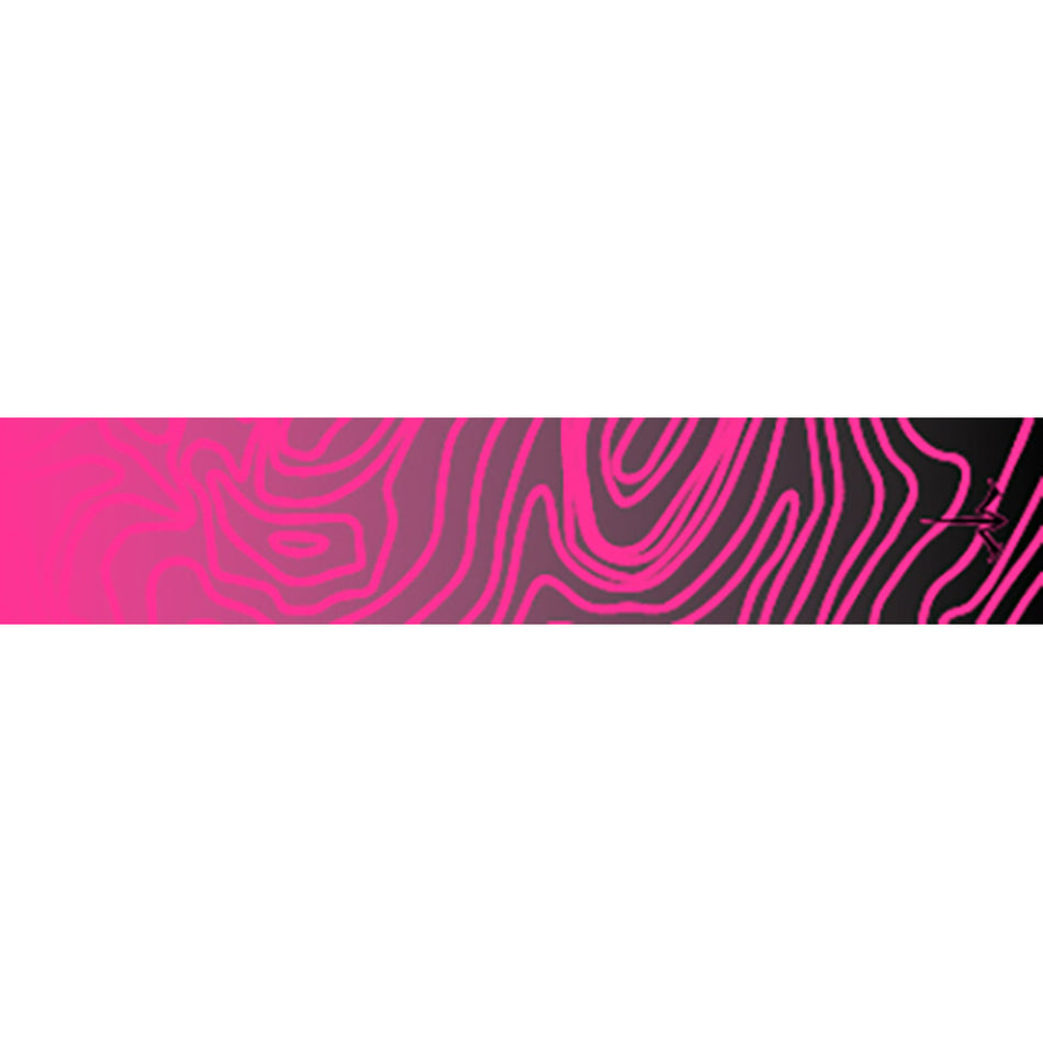 White Water Archery Hot Pink Topo Fade Arrow Wraps 1.125 in. x 5 in. 15 pk.
