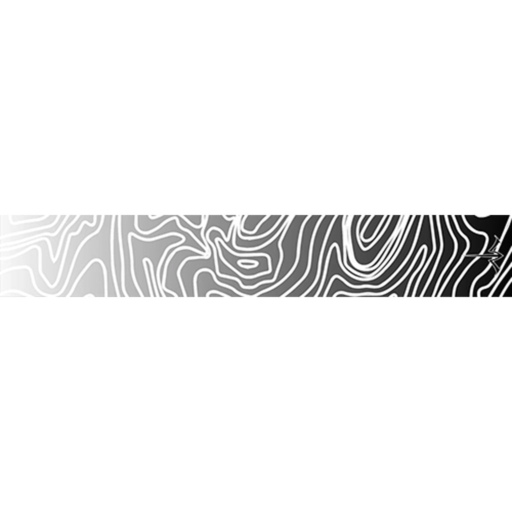White Water Archery White Topo Fade Arrow Wraps 1.125 in. x 5 in. 15 pk.