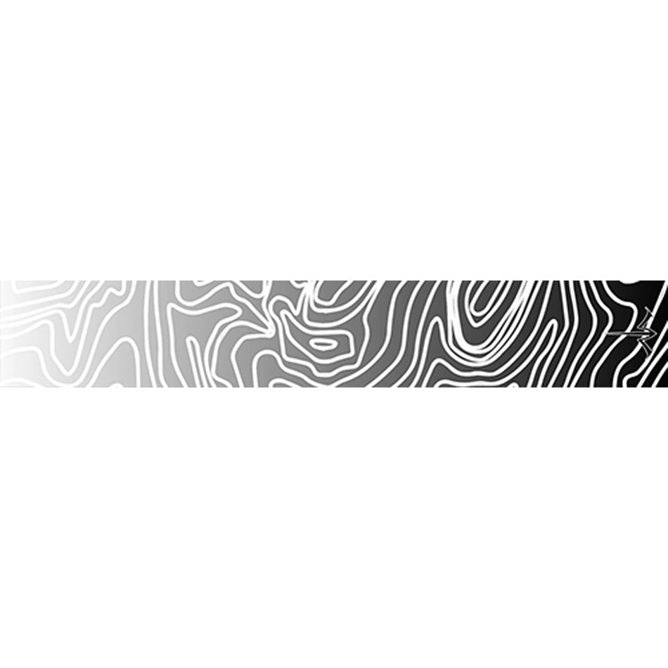 White Water Archery White Topo Fade Arrow Wraps 1.125 in. x 5 in. 15 pk.