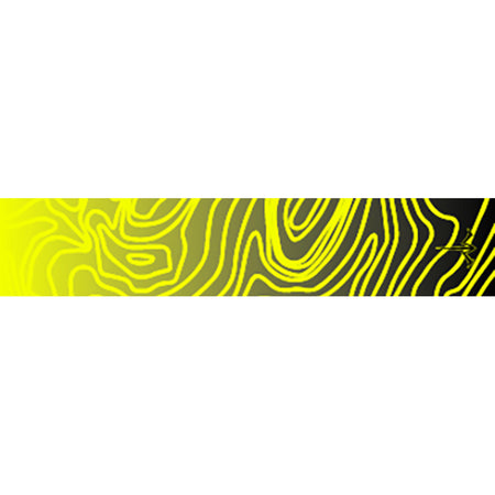 White Water Archery Yellow Topo Fade Arrow Wraps 1.125 in. x 5 in. 15 pk.